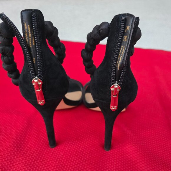 Sam Edelman Aria Suede Ankle Strap Dress Sandals - Picture 4 of 4